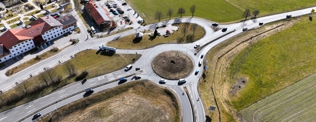 Kreisverkehr Piding